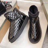 Women's Shoes 2023 Waterproof Snow Boots Winter Plus Fleece Warm Comfortable Thickened Cold Proof Ankle Boots