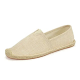 Size 35-45 Women Sewing Flax Shoes Slip on Loafers Casual Shoes Woman Espadrilles Hemp Canvas Flat