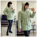 2021 Winter Women Jacket Long Hooded Cotton Padded Female Coat High Quality Warm Basic Outwear Parkas Women