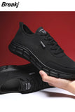 Men's Casual Shoes Large Size Breathable Outdoor Flat Mesh Lightweight Sneakers Fashion Running Shoes Zapatillas Comodas