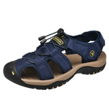 Men Shoes 2023 Genuine Leather Men Sandals Outdoor Male Beach Slippers Man Sandals Plus Size