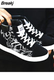 2023 New Men Casual Shoes High Top Sneakers Men Vulcanized Shoes Platform Sneakers Quality Mens Sneakers