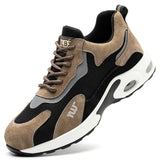 Shoes Working Security Sneaker With Metal Toe Casual Breathable Lightweight Boots Cushioning PU Outsole Sport Shoes New