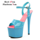 Shoes Women Brand New Sexy Strippers Catwalk Show Sandals 13 15 17 CM High Heels Platform Girls Shoe Party Club Drop
