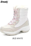 Women Boots High Quality Comfortable Winter Long Boots Shoes Woman Keep Warm Waterproof Platform Snow Boots Botas