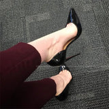 Women Sexy D'Orsay 12cm High Heels Pointed Toe Elegant Ladies Party Shoes 10cm Thin Stiletto Pumps Customized Accept