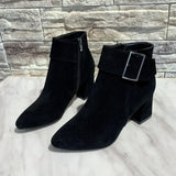 New Fashion Women's Ankle Boots Zipper Chinese Square High Heels Platform Ladies Buckle Shoes Women's Shoes