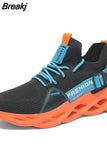Men Casual Sneakers Summer 2023 Running Shoes Mesh Breathable Male Tenis Shoes Light Fashion Sport Shoes Men with Free