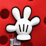 Thumb up/Gesture/Gloves Shoes Decoration Shoe Accessories Jibz for Original Croc Charms for Shoes Bracelets Kids Gifts
