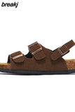 New Summer Beach Outside Women Cork Sandals Casual Non-slip Outdoor Gladiator