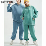 Winter Thicken Fleece Women Couple Sweatshirt Cotton Oversized Hoodies Sweatshirts Female Warm Pullovers