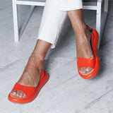 Breakj Women's 2023 WISH Hot Fashion Flat-Soled Sandals Large-Size Women's