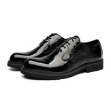 Breakj 2023 Men's Shoes Business Dress Men's Leather Wedding Shoes Derby Shoes