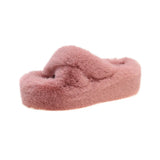 Size Woolen Slippers For Women In Autumn And Winter 2023 New Home Wear Plush And Thick Soles Cross Wool