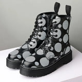 Shoes High Heels Sexy Platform Boots Black Thigh High Leather Boots Winter GENUINE LEATHER Booties Woman Plus Size