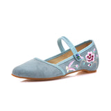 Breakj Shoes Single Shoes Fashion Tendon Embroidered Cloth Shoes Women's Single Shoes Spring And Summer Cloisonne Shallow Cloth