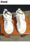 new summer comfortable and casual round toe woven mid-heel wedge sandals for