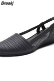 2023 New Women's Shoes Slingbacks Footwear Woman Wedges Sandals Women Slip-on Shoes Ladies Casual Pumps Female