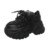 Breakj Spring And Autumn New Korean Version Of The Color Father Shoes Female Ins Tide Pine Platform Increased Women's Casual Sports