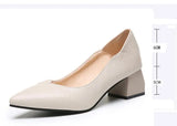 Color Office Ladies Pumps Hot Sale Spring Party Wedding High Heel Shoes Woman Pointed Toe Retro Pumps Size 34-40