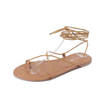 Strappy Sandals, 2024 Women's Summer New Cross One-line Sandals, Fashion Casual Beach Women's