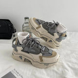 sneakers Patchwork Woman Vulcanize Shoes 2023 spring Platform Sneakers Breathable Mesh Ladies Footwear Casual