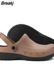 Chef Shoes for Men Sport Sandals Flat Non-slip Clogs Slippers Platform Beach Casual Man Shoes Plus Size Women