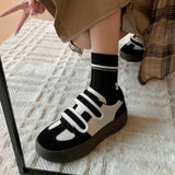 Size 35-40 Women Sneakers 2023 Ins Fashion Platform Flats Shoes For Woman Spring Casual Daily Lady Heels