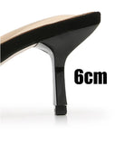 6CM Large Size 44-45 Women Shoes Baotou Sandals Pumps New Summer Pointed Suede High-heeled Thin Heel Bridal Wedding