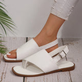 Breakj Sandals Women 2025 Summer New Low-Heeled Jacket Back With Sandals Fashion Square Heel Shoes