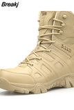 Men's Military Ankle Boot Desert Boots Outdoor Combat Boots for Men Army Cow Suede Tactical Boots Men Casual Hiking Shoe