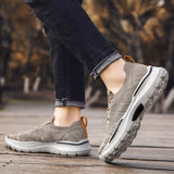 Men Casual Shoes Comfortable Mesh Shoes Summer Breathable Men Loafers Wide Slip On Walking Shoes Men