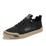 Men's Breathable Canvas Shoes Classic Casual Shoes for Men Comfortable Elastic Band Ice Silk Men's Sneakers Summer New Men