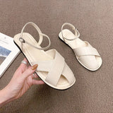 Sandals Women Rome Shoes Beach Flats Slides Summer New Trend Fashion Women Shoes Slippers Open Toe Zapatos Mujer