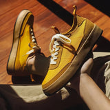 Summer Sneakers Men Casual Shoes Breathable Ice Silk Men Shoes Walking Platform Footwear Vulcanized White