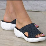 Women Orthopedic Stretch Orthotic Sandals Female Open Toe Breathable Slides Stretch Cross Shoes Outdoor Casual Beach