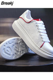 Women's Shoes Spring 2023 New Leather Summer Casual Flat Platform Male White Shoe Couples Fashion Sneakers Tennis Female Size