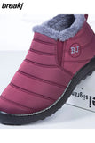 Sneakers Women 2023 New In Keep Warm Flat Shoes Women Fur Winter Shoes Slip On Zapatillas Mujer Casual Shoes