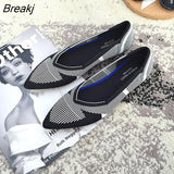Simple Flat Shoes Women Comfortable Latex Insole Casual Shoes Candy Colors Pointed Single