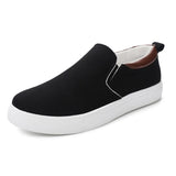 Men Canvas Shoe Casual Sneaker for MenLight Slip-on Vulcanized Comfortable Male Flats Loafers New Black Trainers Zapatos