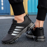 Men Outdoor Sneakers Summer Breathable Shoes for Men Lightweight Sneakers Comfortable Sports Walking Training Running