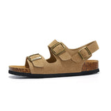 New Summer Women Cork Sandals Casual Non-slip Beach Men Outdoor Gladiator