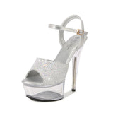 Breakj Patent Leather 15Cm High Heels Heel Water Diamond Platform Hate Day High