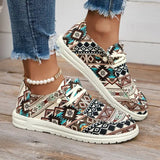 Women's Spring New Fashion Round Toe Flat Anti-Slip Walking Shoes Casual and Comfortable Shallow Mouth Walking Sports