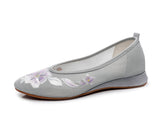 Breakj Heel Embroidered Cloth Shoes Summer Ladies Sandals Ethnic Style Fashion With Hanfu