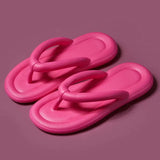 Colors Summer Beach Flip Flops for Women 2023 New Soft Bottom Platform Slippers Woman Comfy Non Slip Flat Slide