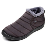 Women Boots Slip On Winter Shoes For Women Waterproof Ankle Boots Winter Boots Female Snow Botines 2023 Black Botas