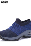 Women's Casual Sneakers Summer Comfort Mesh Running Shoes Breathable Cushion Black Sneakers for Women 2023 Student