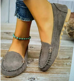 Version Of Women 2023 Spring And Autumn Shallow Mouth Bean Shoes Flat Heel Single Shoes Women A Foot Pedal Women's Shoes Lazy Shoes Large Size
