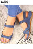 Summer Open Toe Comfy Sandals Super Soft Sole Premium Orthopedic Low Heels Comfortable Sandals for Women Luxury Shoes